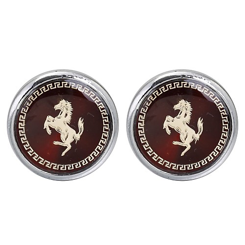 

Cufflinks Horse Dresswear Brooch Jewelry Red Blue Gray For Formal