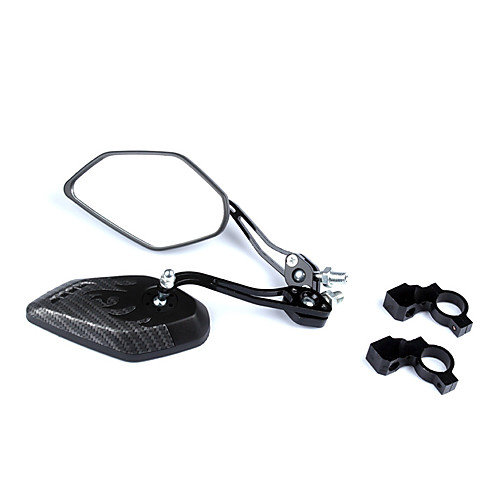 

Rear View Mirror Handlebar Bike Rear View Mirror Mirror Lightweight Materials Rotatable Cycling Bicycle motorcycle Bike Aluminum Alloy ABS Black Road Bike Mountain Bike MTB Fixed Gear Bike