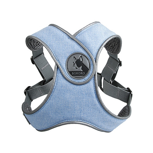 

Dog Harness Vest Solid Colored Other Material Husky Labrador Alaskan Malamute Golden Retriever Dalmatian Border Collie Pink Orange
