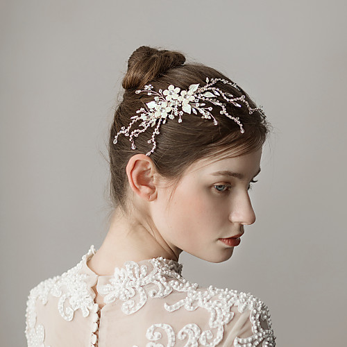 

Glitters Luxury Alloy Hair Combs with Rhinestone 1 PC Wedding / Party / Evening Headpiece