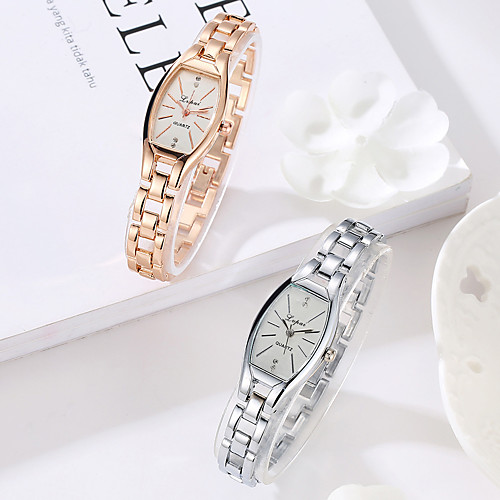 

Women's Quartz Watches Fashion Silver Rose Gold Alloy Chinese Quartz GoldenBlack GoldenWhite White Casual Watch 1 pc Analog One Year Battery Life