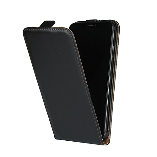 

чехол для яблока iphone xr xs xs max с подставкой / флип чехлы однотонная твердая натуральная кожа для iphone x 8 8 plus 7 7plus 6s 6s plus se 5 5s