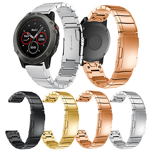 

Smart Watch Band for Garmin 1 pcs Sport Band Stainless Steel Replacement Wrist Strap for Fenix 3 Fenix6s Garmin Fenix 5 Plus