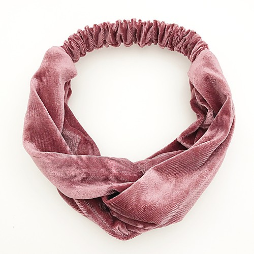 

Velour Hair Accessory with Solid 1 Piece Daily Wear / Outdoor Headpiece