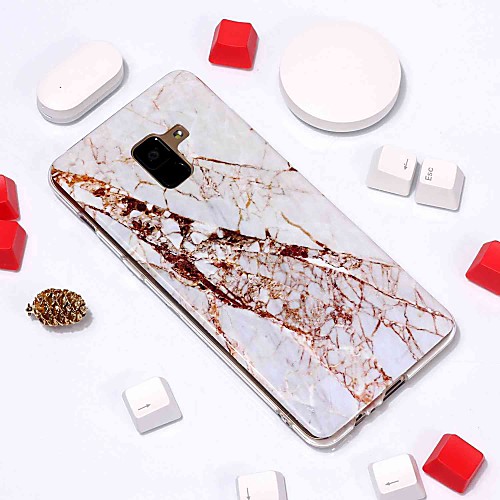 

Case For Samsung Galaxy A6 (2018) / A6 (2018) / Galaxy A7(2018) Pattern Back Cover Marble Soft TPU