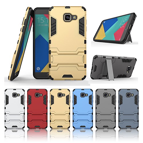 

Кейс для Назначение SSamsung Galaxy A5(2016) Защита от удара / со стендом Кейс на заднюю панель Однотонный Твердый ПК для A5(2016)
