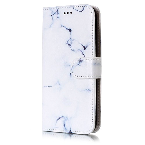 

Case For Samsung Galaxy J7 (2016) / J7 / J5 (2017) Wallet / Card Holder / with Stand Full Body Cases Marble Hard PU Leather