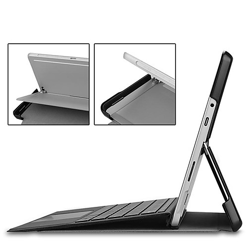 

Case For Microsoft Surface Go Surface go with Stand / Flip / Origami Full Body Cases Solid Colored Hard PC