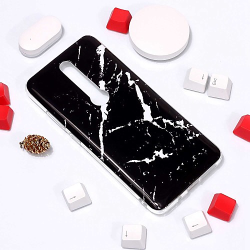 

Case For Huawei Huawei Mate RS Porsche Design / Mate 10 / Mate 10 pro Pattern Back Cover Marble Soft TPU