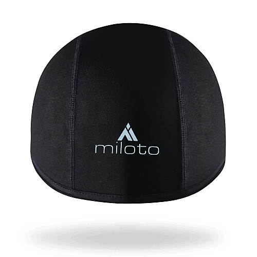 

Miloto Cycling Beanie / Hat Helmet Liner Skull Cap Beanie Solid Color UV Resistant Fleece Lining Breathable Warm Anti-slip Strap Bike / Cycling Black Fleece Spandex Winter for Men's Women's Adults'