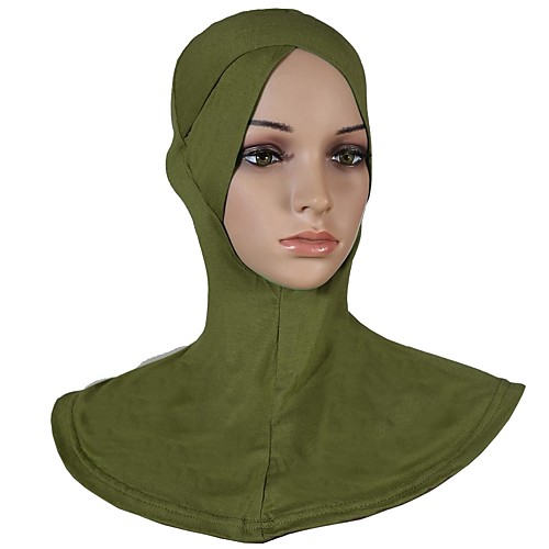 

Women's Basic Cotton Hijab - Solid Colored Layered / All Seasons