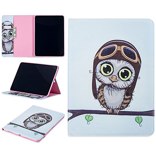 

Case For Apple iPad Air / iPad 4/3/2 / iPad Mini 3/2/1 Wallet / Shockproof / with Stand Full Body Cases Owl Hard PU Leather