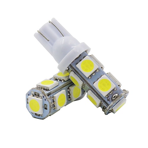 

Car LED Interior Lights T10 Light Bulbs 150 lm SMD 5050 1 W 9 For Toyota / Ford / GM Odyssey / Fit / Civic 2016 2pcs