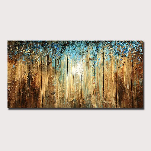 

Oil Painting Hand Painted Horizontal Abstract Landscape Modern Rolled Canvas (No Frame)