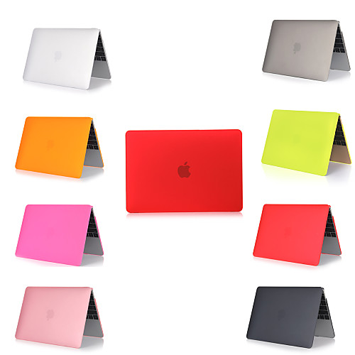 

MacBook Case Solid Colored PVC(PolyVinyl Chloride) for MacBook 12'' / New MacBook Pro 15-inch / New MacBook Air 13"" 2018