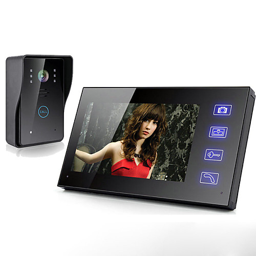 

Wireless 7 inches Video Intercom Video Door Phone Doorphone Doorbell HD LCD Touch Screen Phone Two-way Clear Home Security Camera Monitor for Home Door Access Control Security