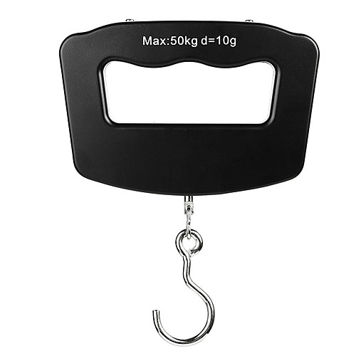 

50kg x 10g Mini Luggage Scale Fishing Portable Electronic Weight Scale Travel Stainless Steel Hook Digital Scale