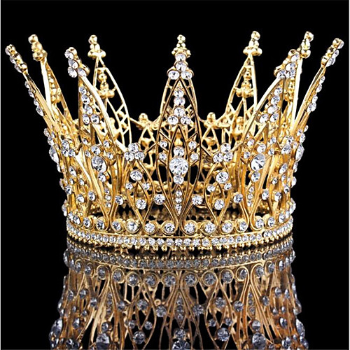 

Alloy Tiaras with Crystal 1 Piece Wedding / Daily Wear Headpiece