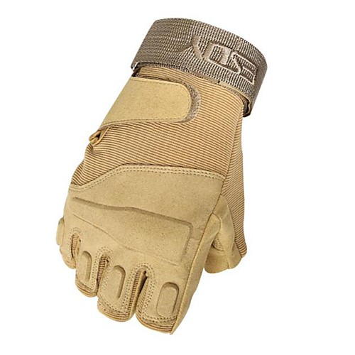 

Half-finger Men's Motorcycle Gloves Leather Wearproof / Non Slip