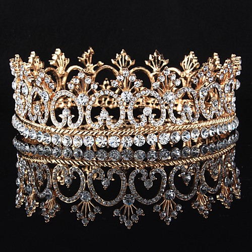 

Alloy Tiaras with Crystal 1 Piece Wedding / Daily Wear Headpiece