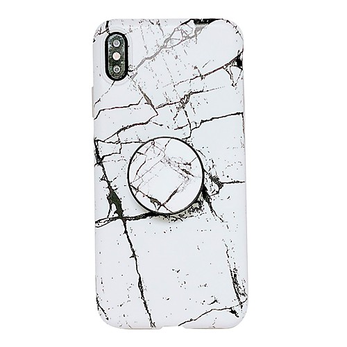 

Phone Case For Apple Back Cover iPhone 11 Pro Max SE 2020 X XR XS Max 8 7 6 with Stand IMD Marble Soft TPU