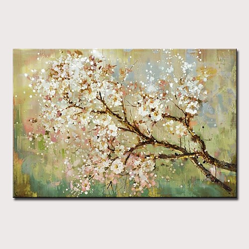 

Oil Painting Handmade Hand Painted Wall Art Flower Blossom Tree Home Decoration Décor Stretched Frame Ready to Hang