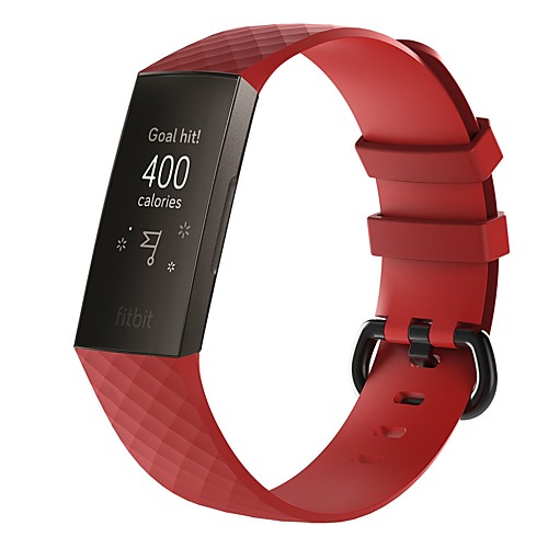 

Watch Band for Fitbit Charge 3 Fitbit Sport Band / Classic Buckle Silicone Wrist Strap