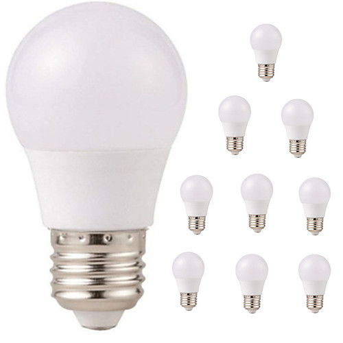

10pcs 3 W LED Globe Bulbs 350 lm E26 / E27 G45 6 LED Beads SMD 2835 Waterproof Decorative Warm White Cold White 220-240 V / 10 pcs / RoHS