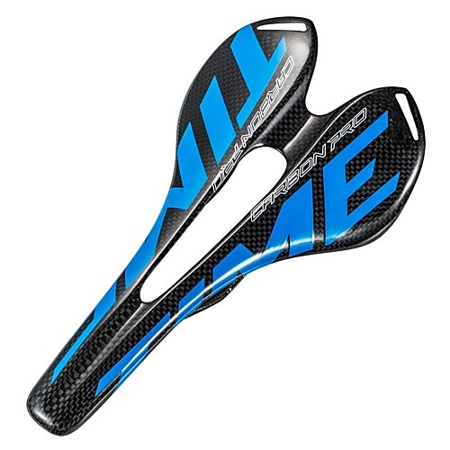 

Bike Saddle / Bike Seat Lightweight Breathable Comfort Hollow Design Carbon Fiber Cycling Road Bike Mountain Bike MTB Fixed Gear Bike Blue