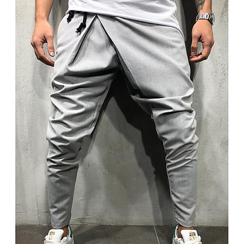 

Stay Cation Men's Exaggerated Daily wfh Sweatpants Pants - Solid Colored Black Army Green Dark Gray M L XL