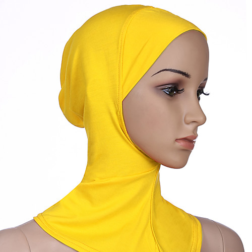 

Women's Basic Polyester Hijab - Solid Colored Mesh / All Seasons