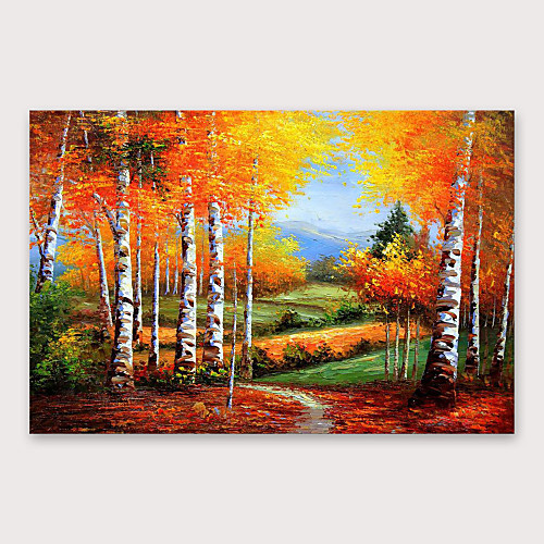 

Oil Painting Hand Painted Horizontal Abstract Modern Stretched Canvas