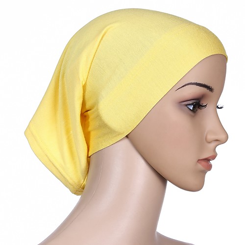 

Women's Basic Cotton Hijab - Solid Colored Mesh / All Seasons