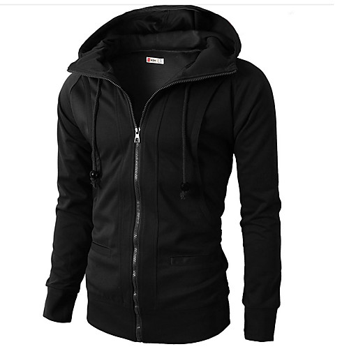 

Men's Hoodie Solid Colored Hooded Daily Basic Hoodies Sweatshirts Long Sleeve Wine Army Green Light gray