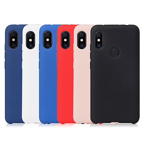 

Кейс для Назначение Xiaomi Xiaomi Mi Max 3 / Mi 8 Матовое Кейс на заднюю панель Однотонный Мягкий ТПУ для Xiaomi Redmi Note 5 Pro / Xiaomi Redmi 6 Pro / Redmi 6A