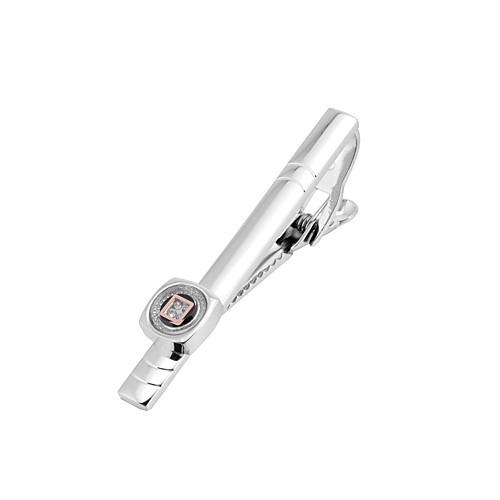 

Tie Clips Classic Basic Brooch Jewelry Silver For Gift Daily