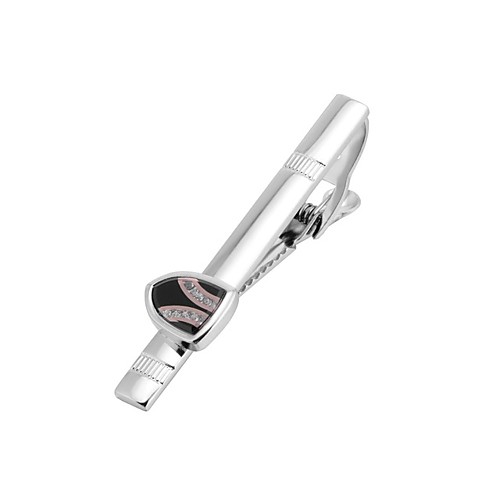 

Tie Clips Classic Basic Brooch Jewelry Silver For Gift Formal