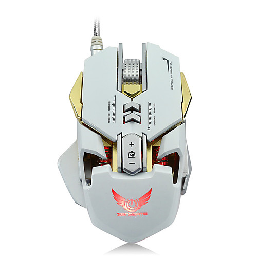 

ZERODATE G9 Wired USB Gaming Mouse / Office Mouse Led Light 5500 dpi 7 Adjustable DPI Levels Keys #