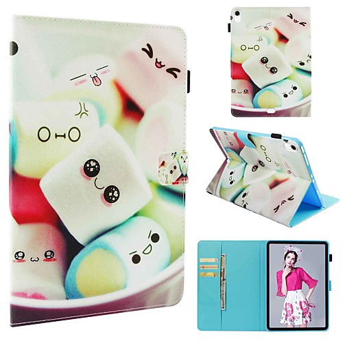

Case For Apple iPad Mini 5 / iPad New Air(2019) / iPad Air Wallet / Card Holder / Shockproof Full Body Cases Cartoon Hard PU Leather / iPad Pro 10.5 / iPad (2017)