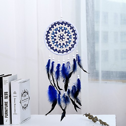 

Boho Dream Catcher Handmade Gift Wall Hanging Decor Art Ornament Craft Feather for Kids Bedroom Wedding Festival 6016cm