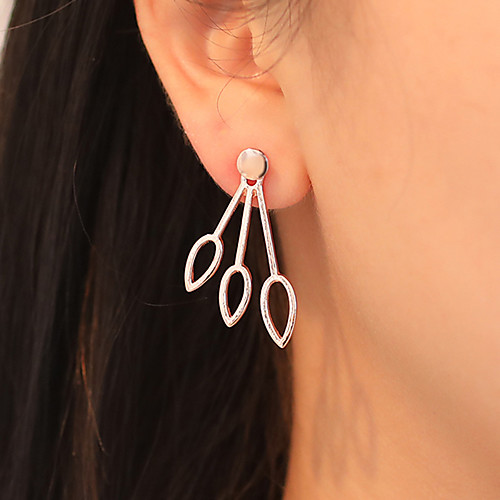

Women's Earrings Holiday Wedding Birthday Romantic Earrings Jewelry Rose Gold / Gold / Silver For Date Street Festival 1 Pair
