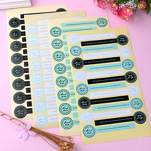 

Wedding / New Baby / Birthday Stickers, Labels & Tags - 16 pcs irregular Stickers All Seasons
