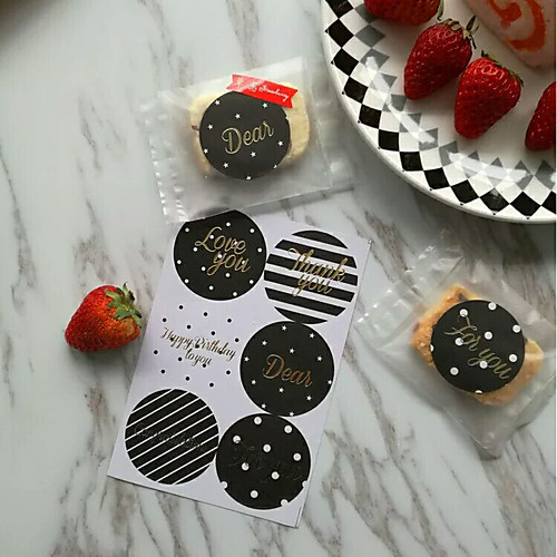 

Unicorn / Wedding / New Baby Stickers, Labels & Tags - 6 pcs Oval Stickers All Seasons