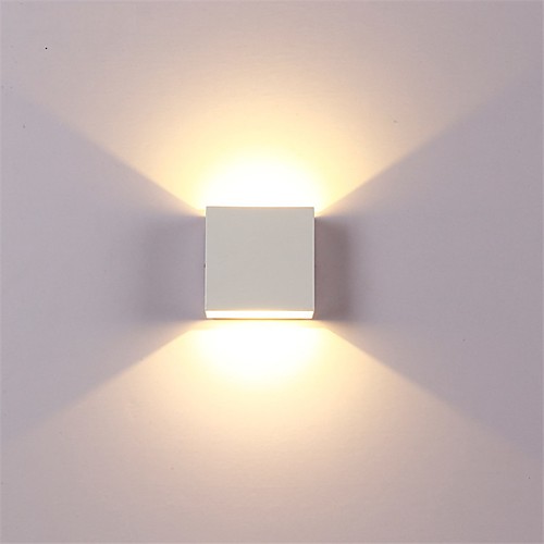 

12W LED Aluminium Wall Light Rail Project Square Outdoor Waterproof Wall lamp Bedside Room Bedroom Arts