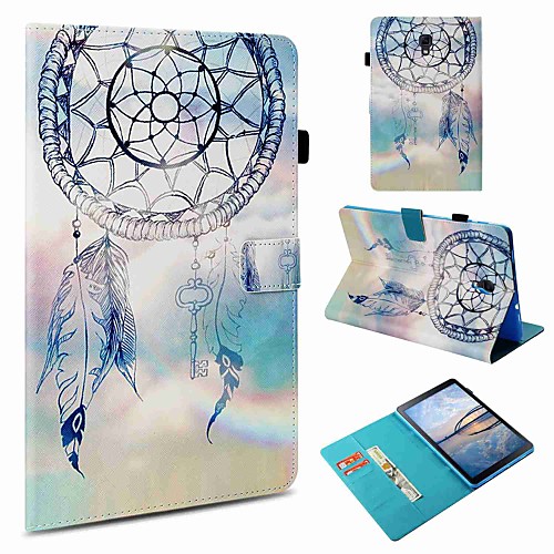 

Case For Samsung Galaxy Tab S4 10.5 (2018) / Tab S2 9.7 / Tab A 9.7 Card Holder / Shockproof / Pattern Full Body Cases Dream Catcher Hard PU Leather