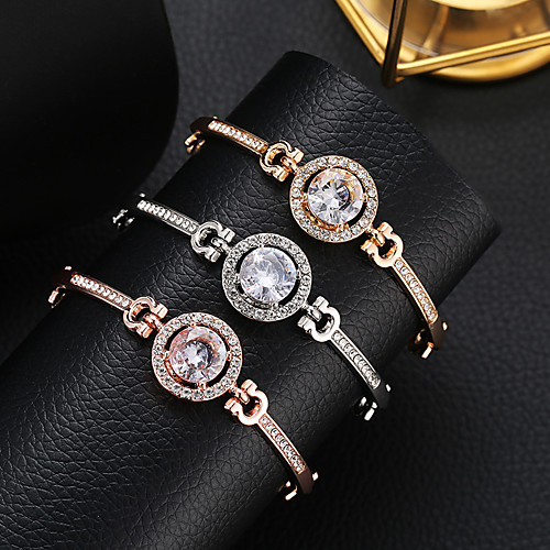 

Women's Bracelet Classic Wedding Birthday Vintage Theme European Trendy Casual / Sporty Ethnic French Alloy Bracelet Jewelry Rose Gold / Gold / Silver For Date Festival