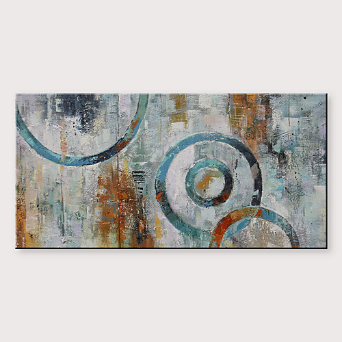 

Oil Painting Hand Painted Horizontal Abstract Modern Rolled Canvas (No Frame)