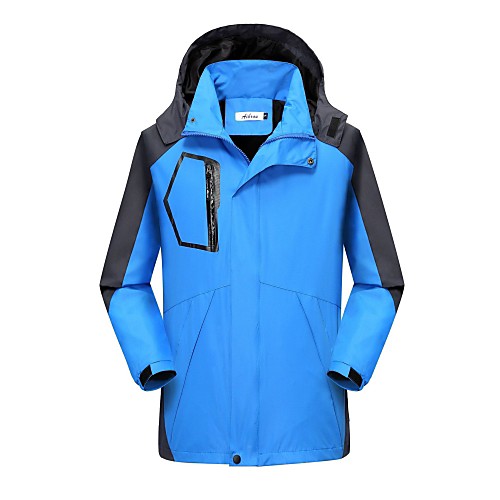 

Men's Hiking Jacket Autumn / Fall Winter Spring Outdoor Thermal Warm Waterproof Windproof Warm Jacket Hunting Climbing Camping / Hiking / Caving Black Red Army Green / Breathable