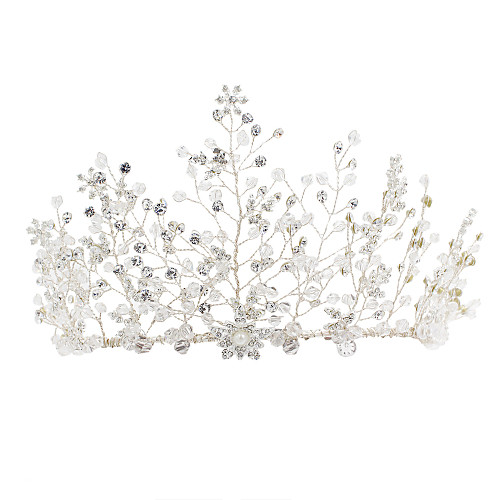 

Alloy Tiaras with Rhinestone 1 Piece Wedding / Party / Evening Headpiece