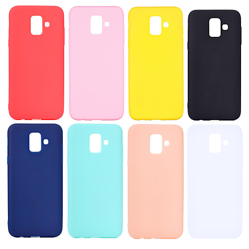 

Phone Case For Samsung Galaxy Back Cover J7 J7 (2016) J6 J5 J5 (2016) J4 (2018) J3 J3 (2016) Frosted Solid Color Soft TPU